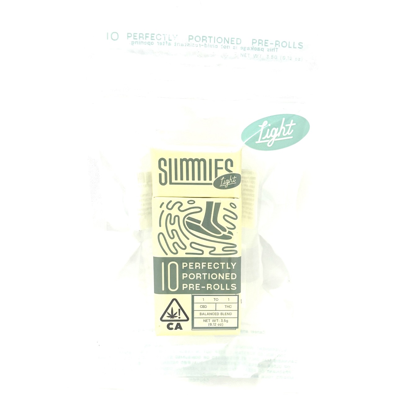 SLIMMIES: LIGHT (APPLE FRITTER) 10PK PRE-ROLLS 1:1