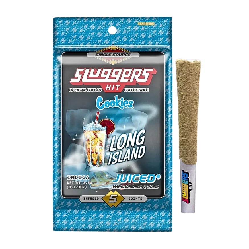 SLUGGERS X COOKIES: LONG ISLAND 3.5G INFUSED PRE-ROLL 5PK