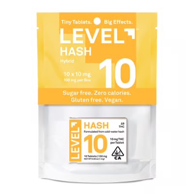 LEVEL: HYBRID HASH TABLETS 100MG 10PK - 100 mg