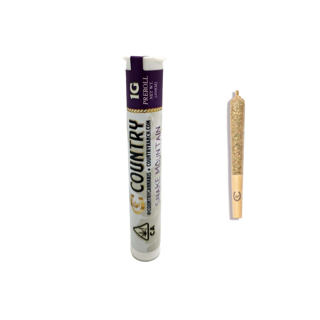 COUNTRY: SNAKE MOUNTAIN PREROLL 1G