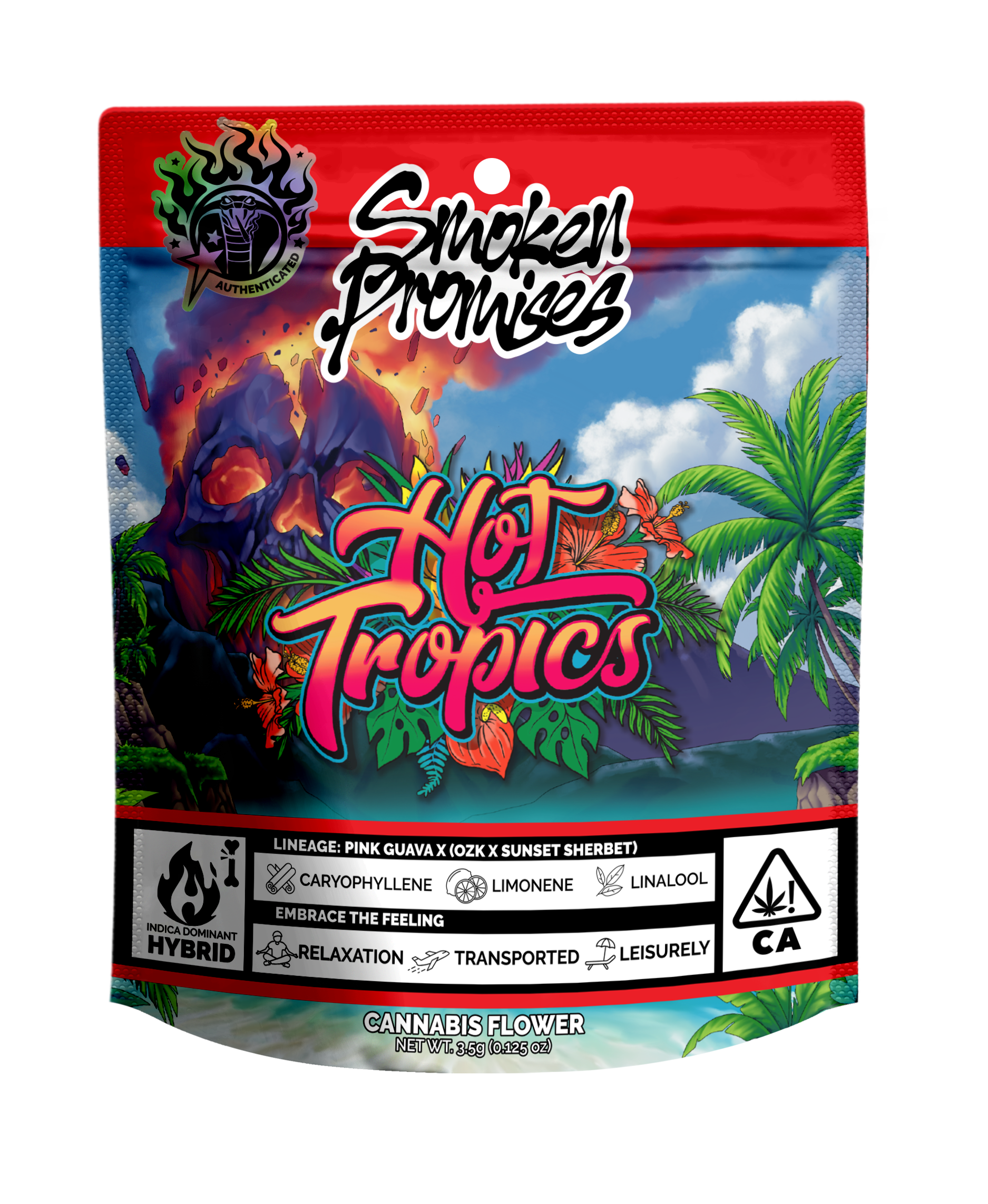 SMOKEN PROMISES: HOT TROPICS 3.5G - 3.5 g