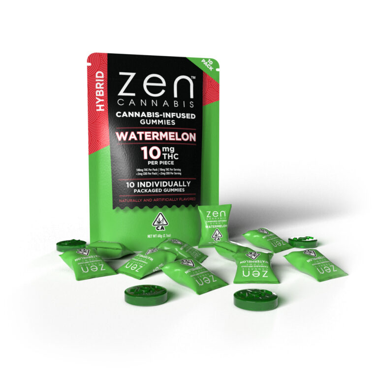 ZEN: HYBRID WATERMELON 100MG GUMMIES