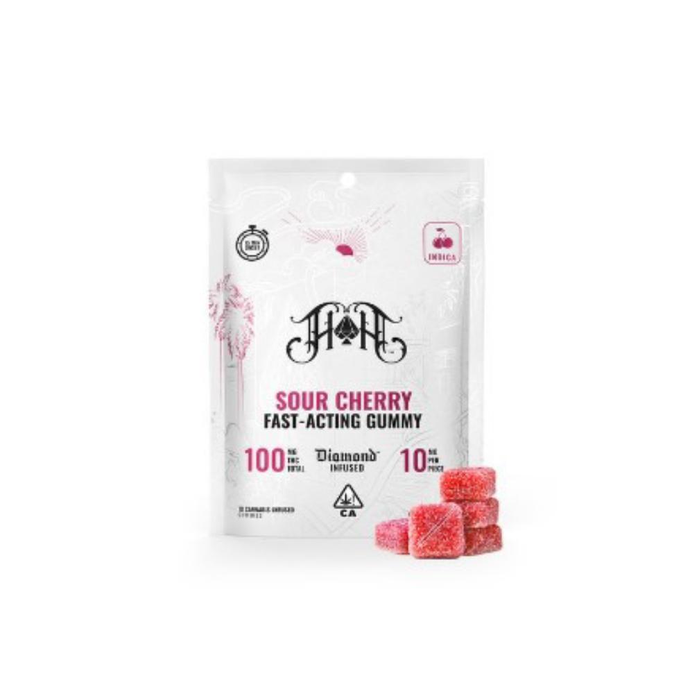 HEAVY HITTERS: SOUR CHERRY 100MG FAST-ACTING GUMMIES
