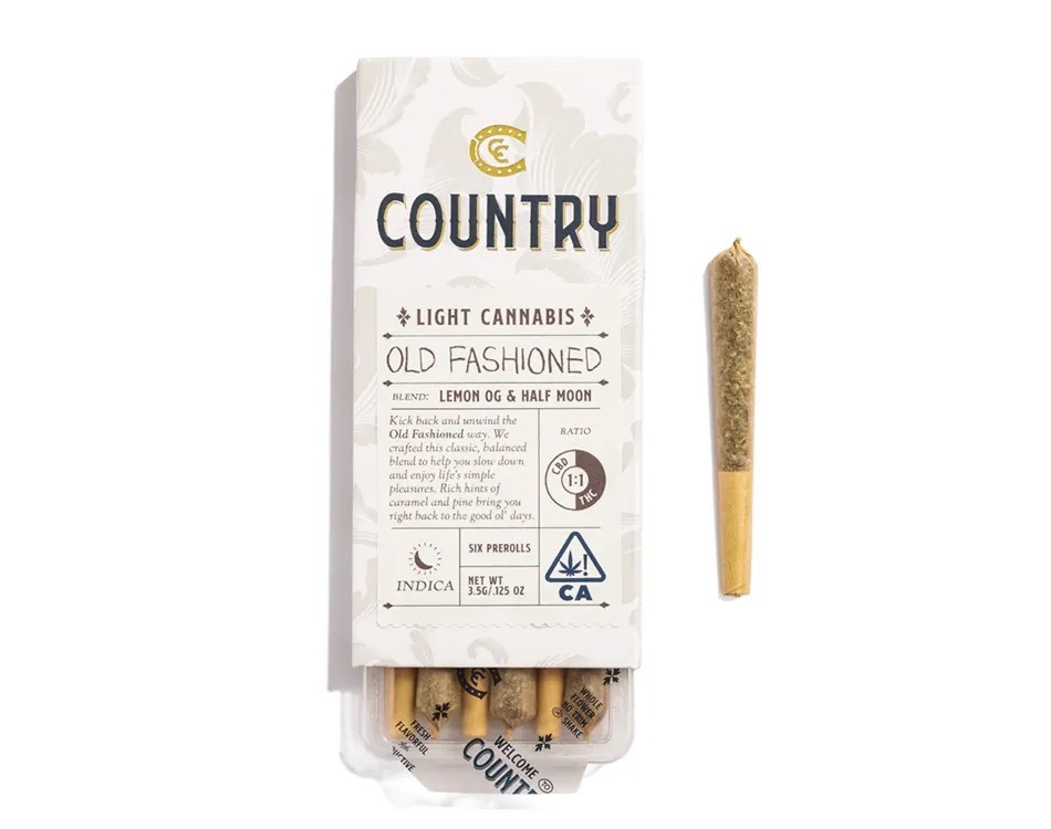 COUNTRY: OLD FASHIONED 6PK PREROLLS