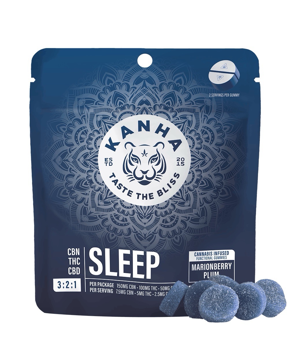 KANHA: NANO SLEEP 3:2:1 (CBN:THC:CBD) 100MG GUMMY 10PK
