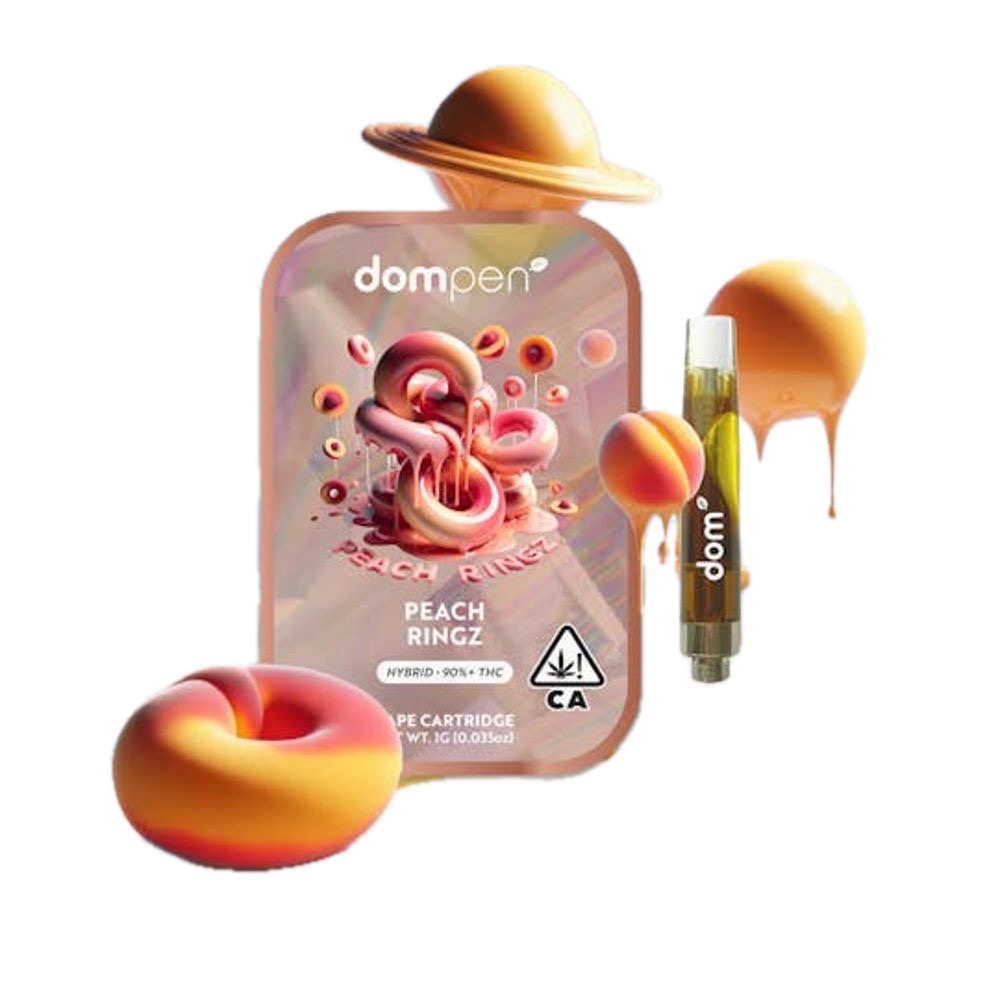DOMPEN: PEACH RINGZ 1G CART