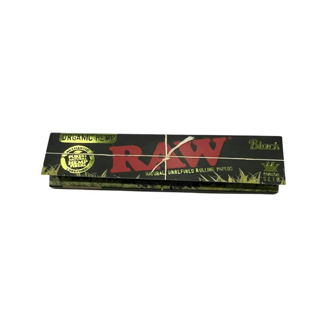 RAW: BLACK HEMP KING SIZE ROLLING PAPERS
