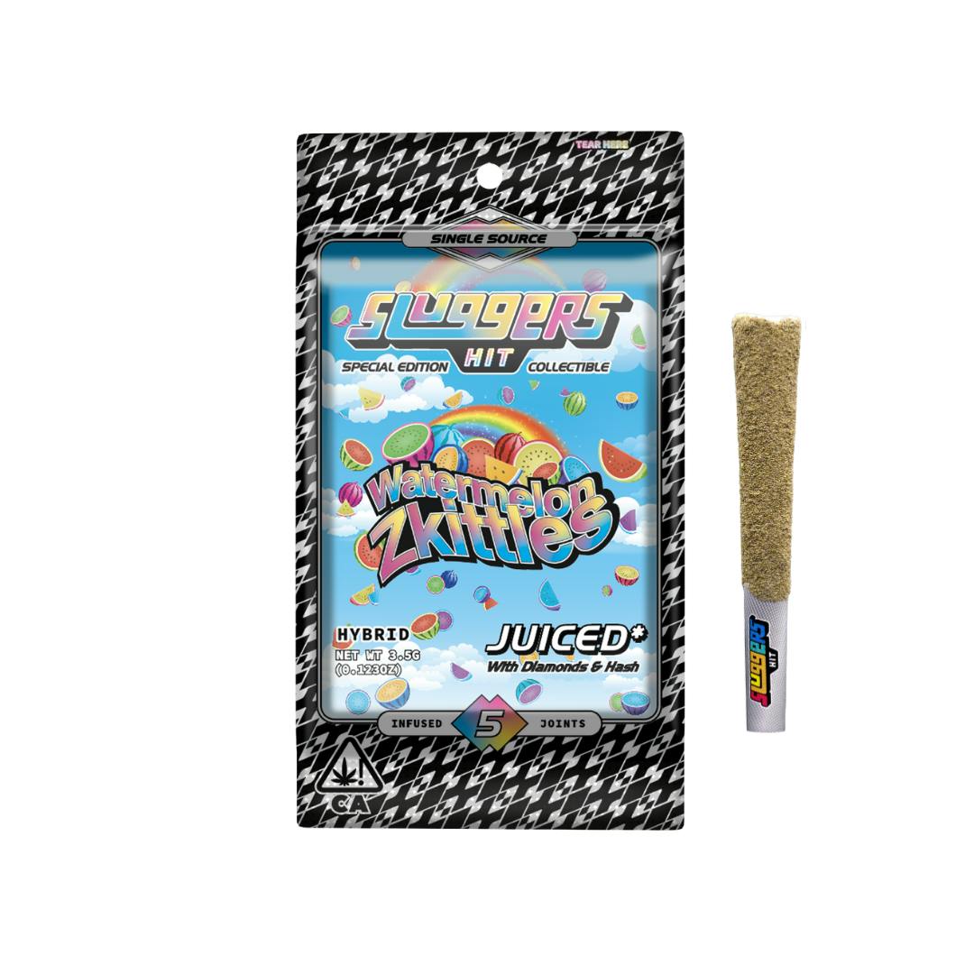 SLUGGERS: WATERMELON ZKITTLES 3.5G INFUSED PRE-ROLL 5PK
