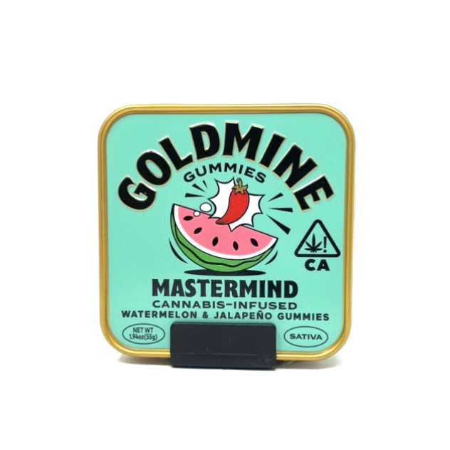 GOLDMINE: MASTERMIND WATERMELON & JALAPENO 100MG GUMMY 10PK