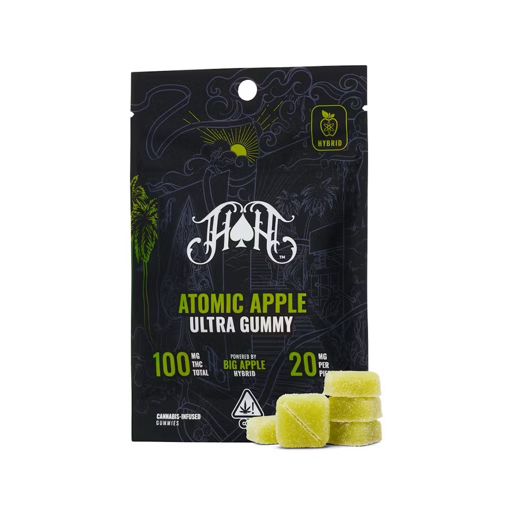 HEAVY HITTERS: ATOMIC APPLE 100MG GUMMY 5PK