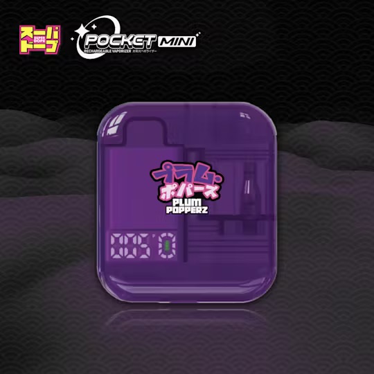 SUPER DOPE: PLUM POPPERZ 1G POCKET MINI AIO LIVE RESIN - 1 g - 1 g