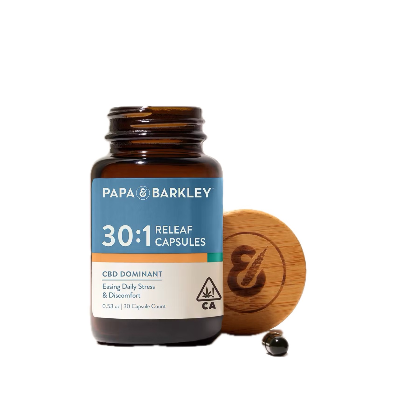 PAPA & BARKLEY: CBD RICH 30:1 RELEAF CAPSULES 30PK