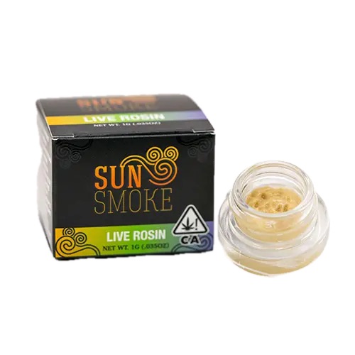 SUNSMOKE: GMO 1G LIVE ROSIN - 1 g