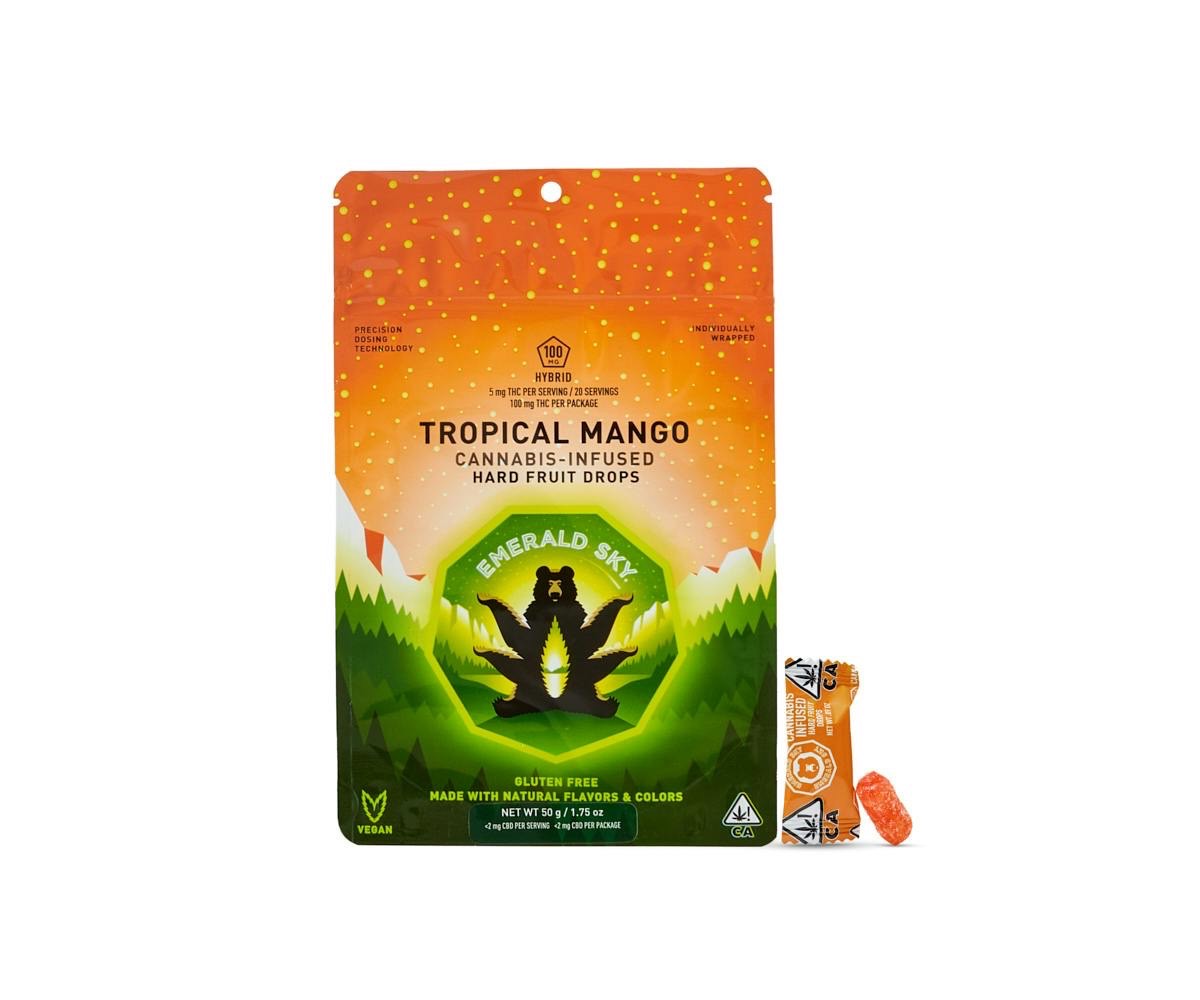 EMERALD SKY: TROPICAL MANGO HARD CANDY 100MG
