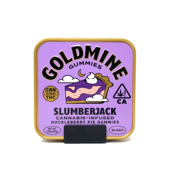 GOLDMINE: SLUMBERJACK HUCKLEBERRY PIE 5:1(THC: CBN) 100MG GUMMY 10PK