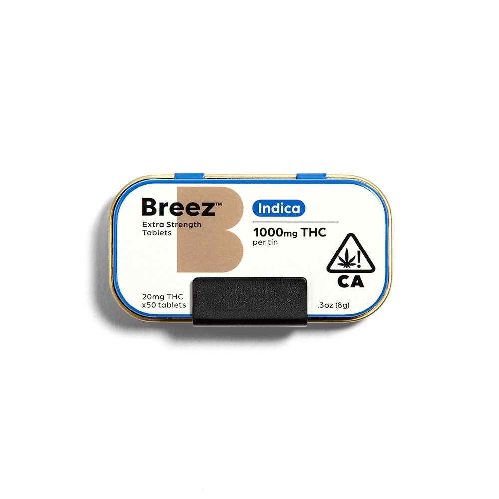 BREEZ: INDICA EXTRA-STRENGTH TABLETS (1000MG)