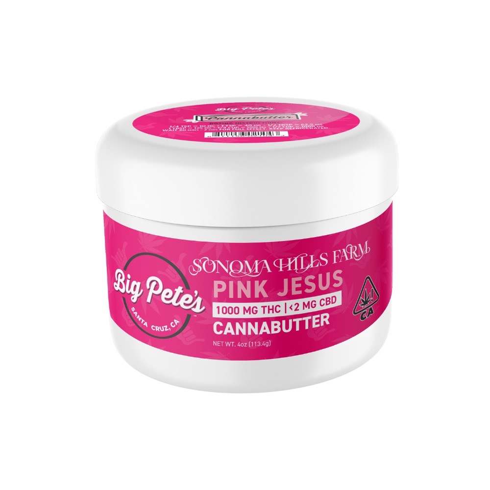BIG PETE'S: PINK JESUS SATIVA CANNABUTTER 1000MG