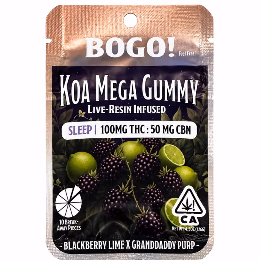 KOA: SLEEP LIVE RESIN GUMMY 100 MG