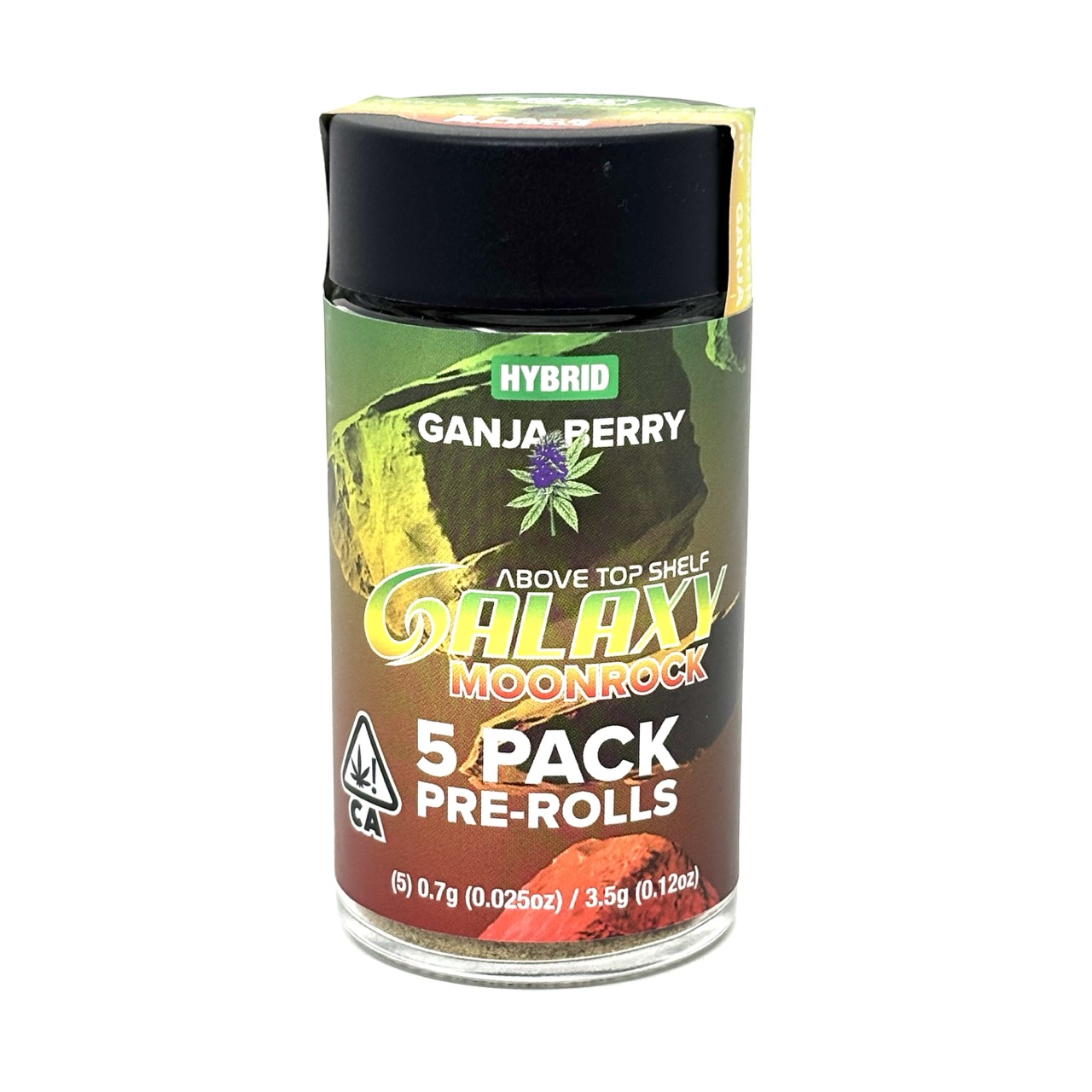 GALAXY: GANJA BERRY MOONROCK PREROLLS - 3.5 g - 5 Pack