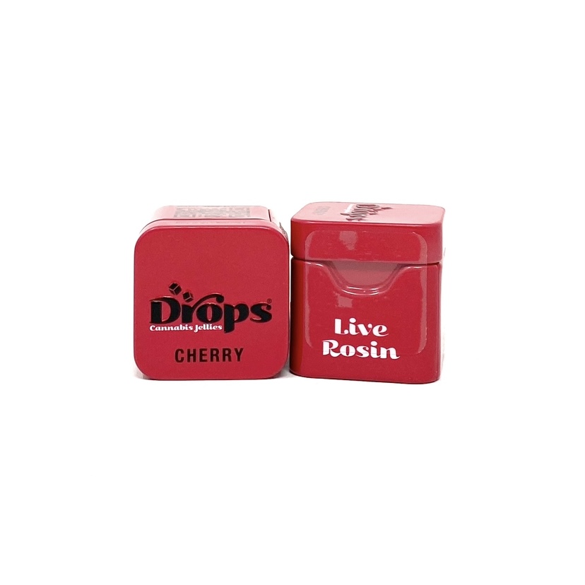 DROPS: CHERRY LIVE ROSIN 2PK GUMMIES 100MG