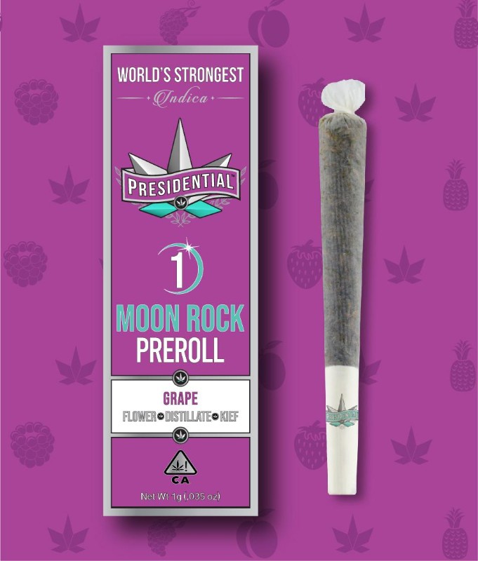 PRESIDENTIAL: GRAPE 1G MOONROCK PREROLL