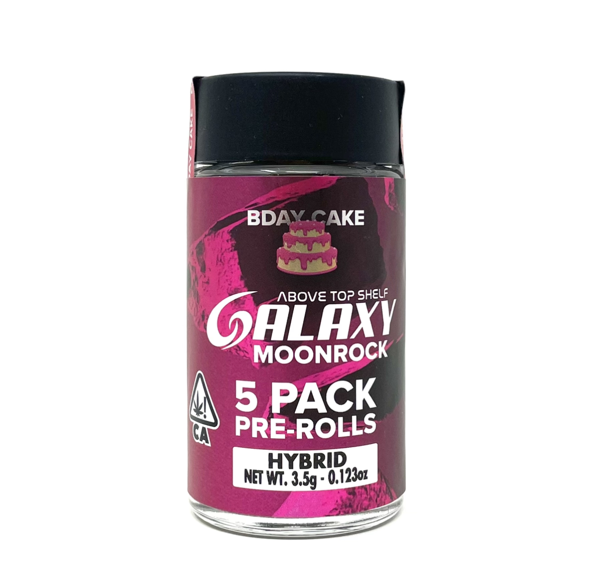 GALAXY: BDAY CAKE MOONROCK PREROLLS - 3.5 g - 5 Pack
