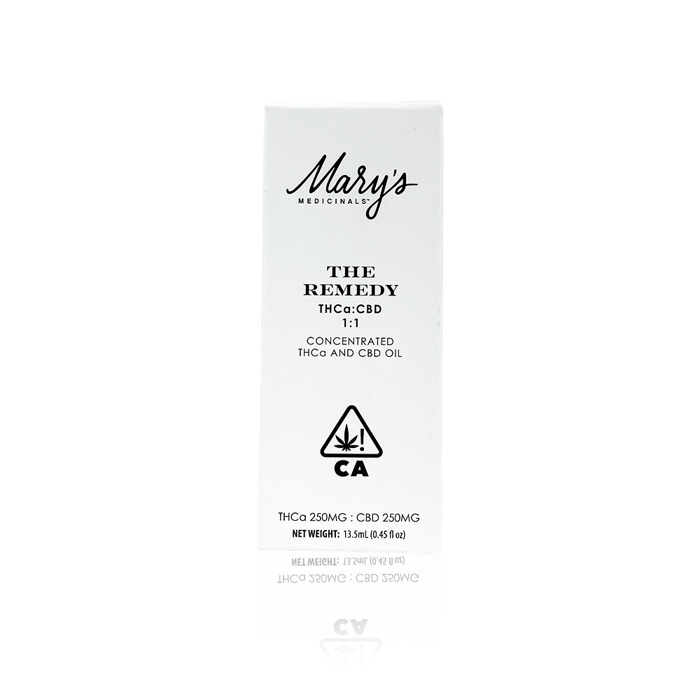 MARY'S MEDICINALS: THE REMEDY TINCTURE 1:1 (THCA:CBD) 13.5ML