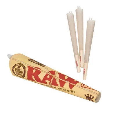 RAW: CLASSIC KING SIZE CONE 3PK