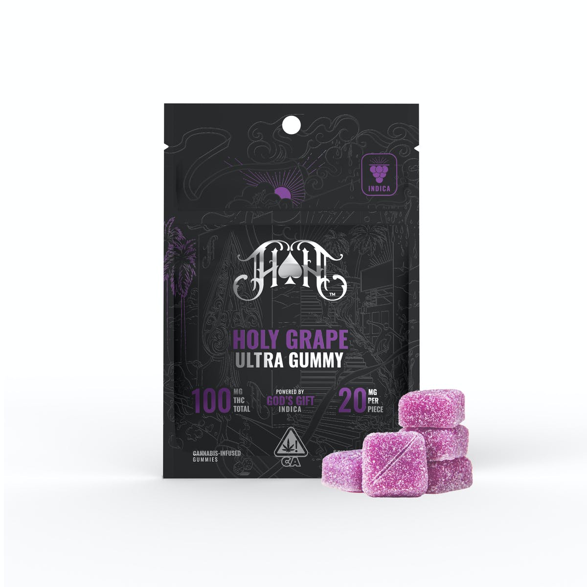 HEAVY HITTERS: HOLY GRAPE 100MG GUMMY 5PK