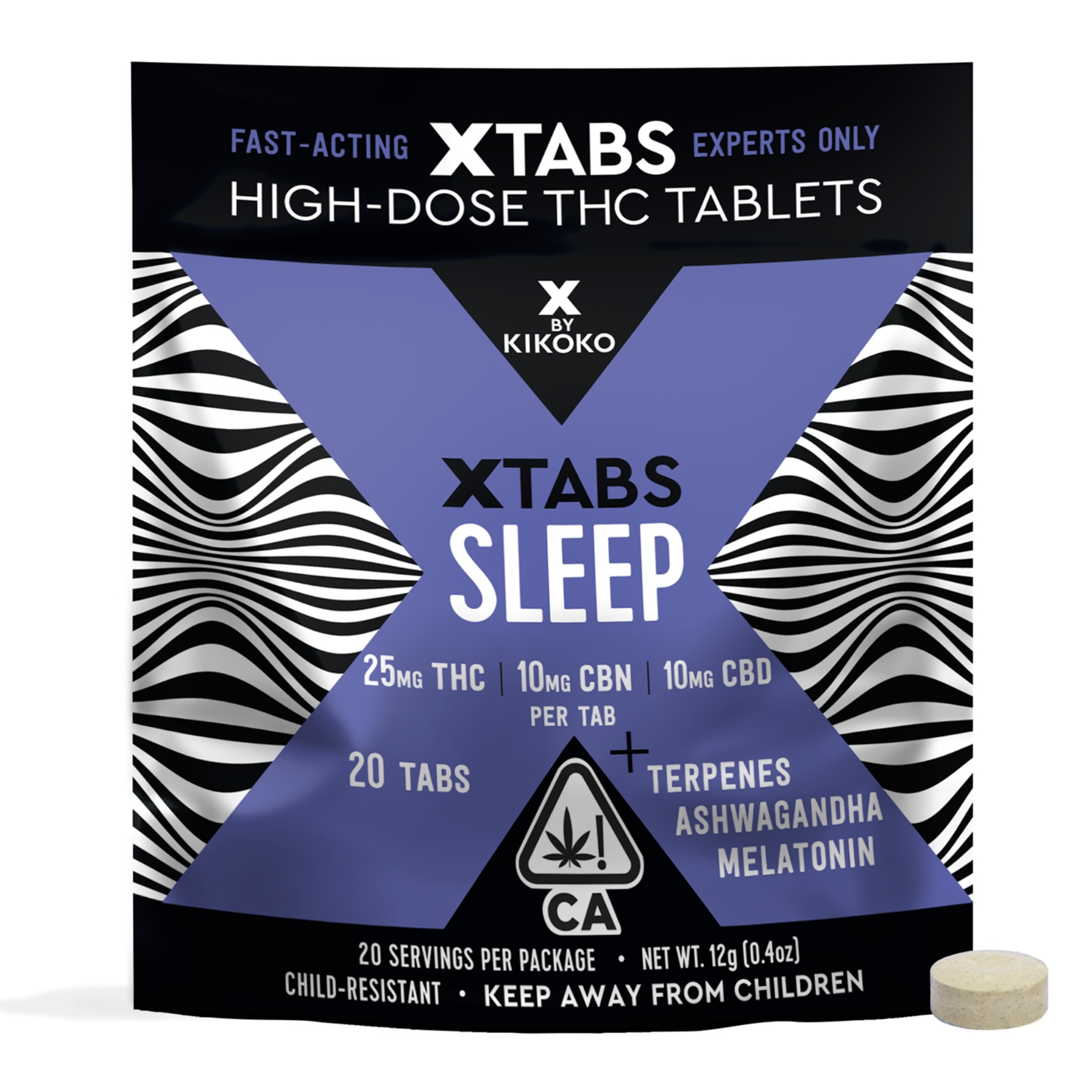 KIKOKO: SLEEP (THC:CBN:CBD) 500MG XTABS 20PK