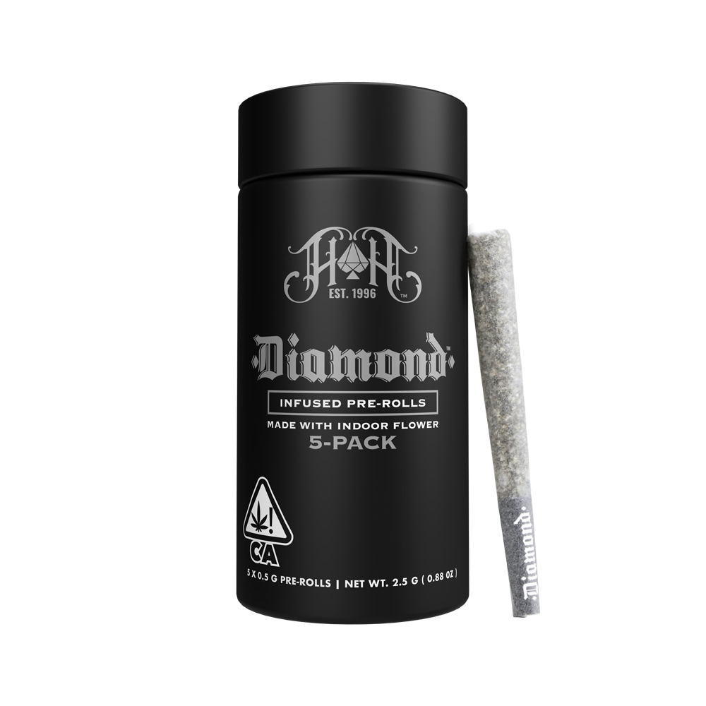HEAVY HITTERS: CERTIFIED BOOGEYMAN 2.5G DIAMOND INFUSED PREROLL 5PK - 2.5 g - 5 Pack