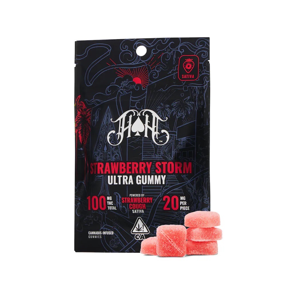 HEAVY HITTERS: STRAWBERRY STORM 100MG GUMMY 5PK