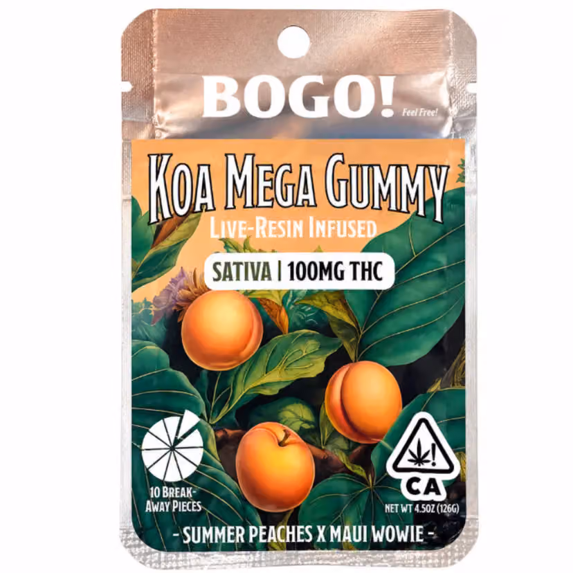 KOA: SUMMER PEACHES x MAUI WOWIE MEGA GUMMY