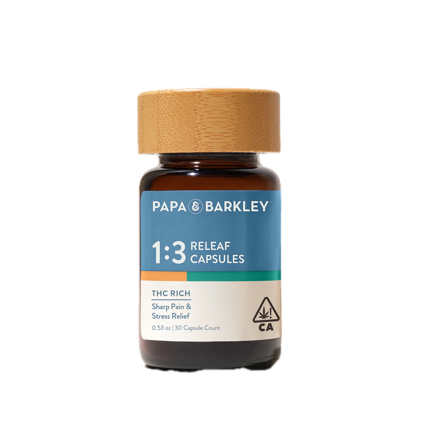 PAPA & BARKLEY: RELEAF CAPSULES 1:3 CBD:THC