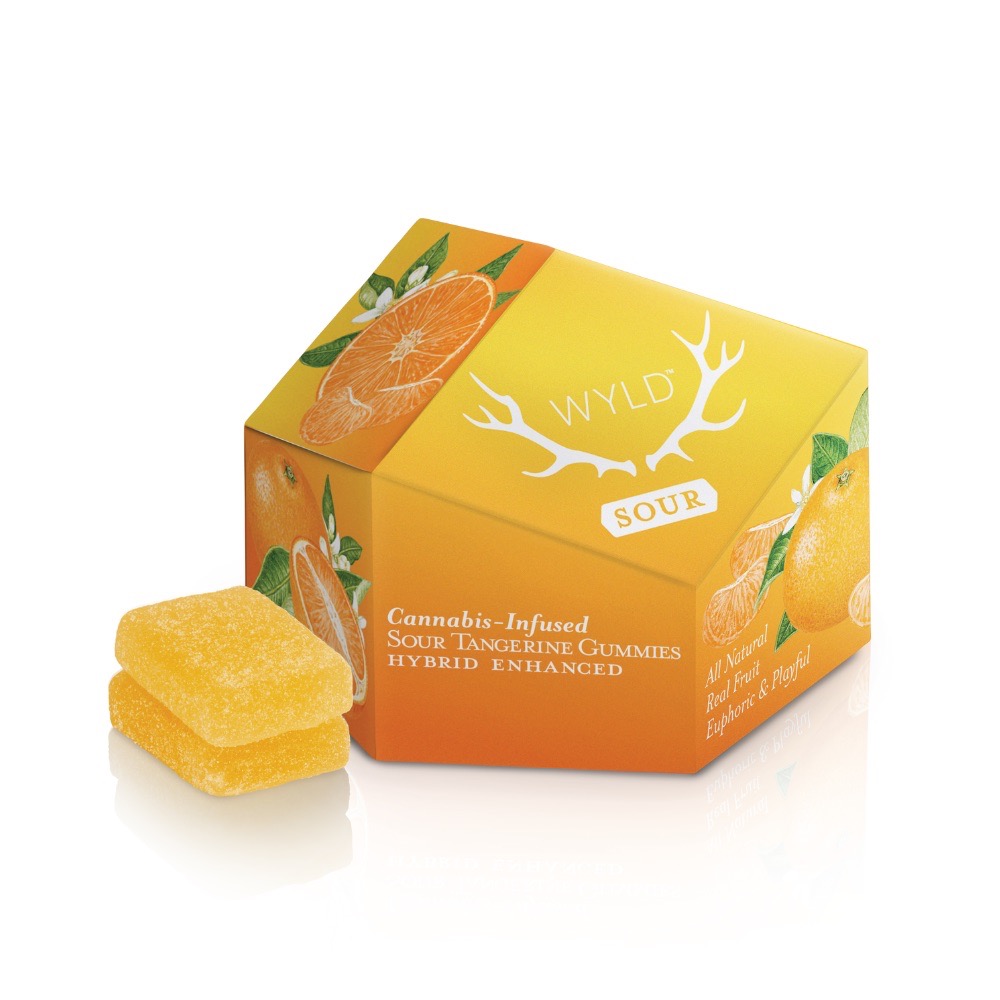 WYLD: SOUR TANGERINE GUMMY PACK 100MG