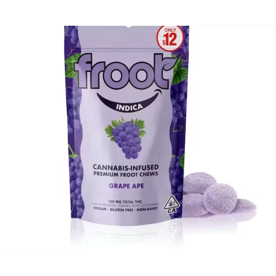FROOT: GRAPE APE 100MG GUMMY 10PK