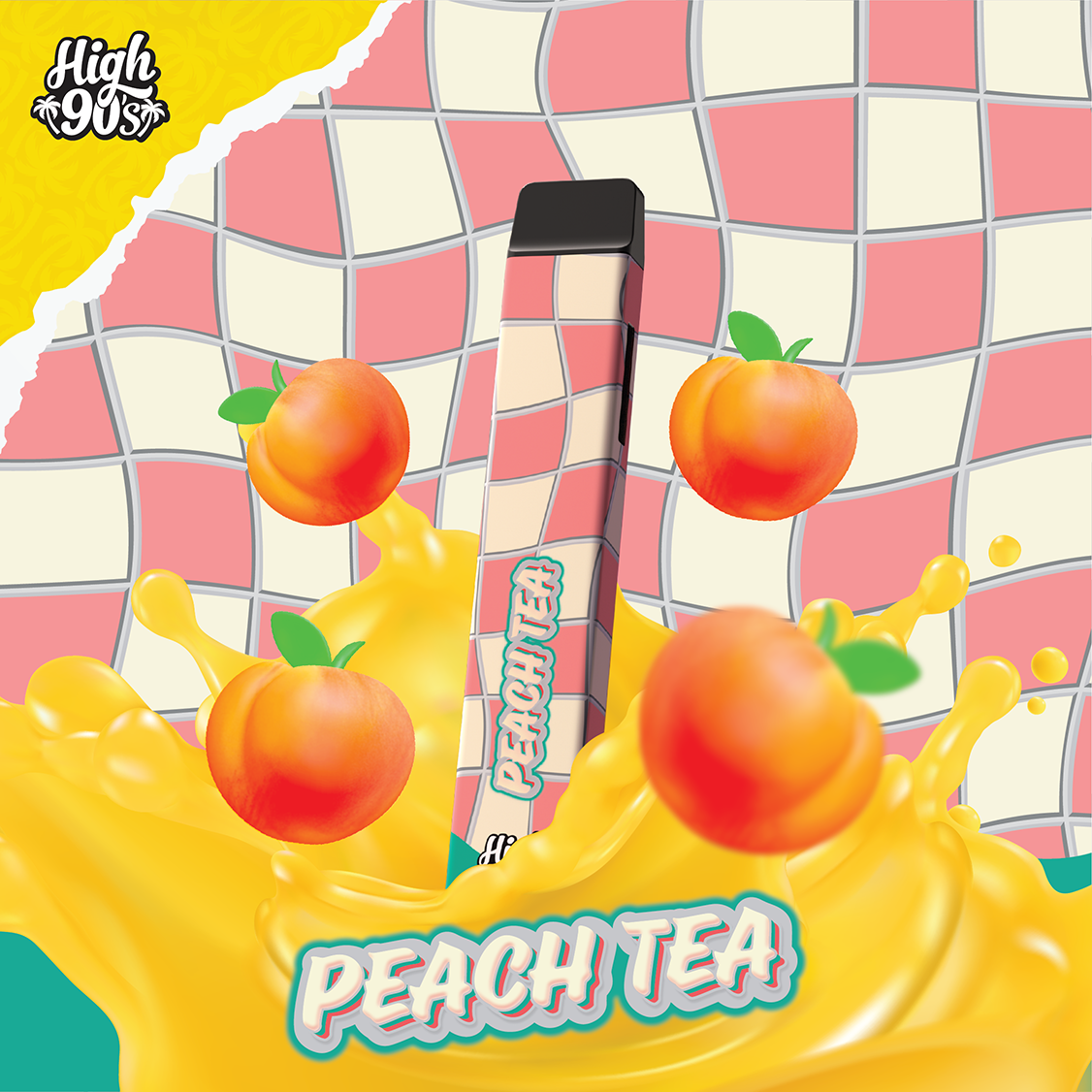 HIGH 90'S: PEACH TEA ALL-IN-ONE - 1 g
