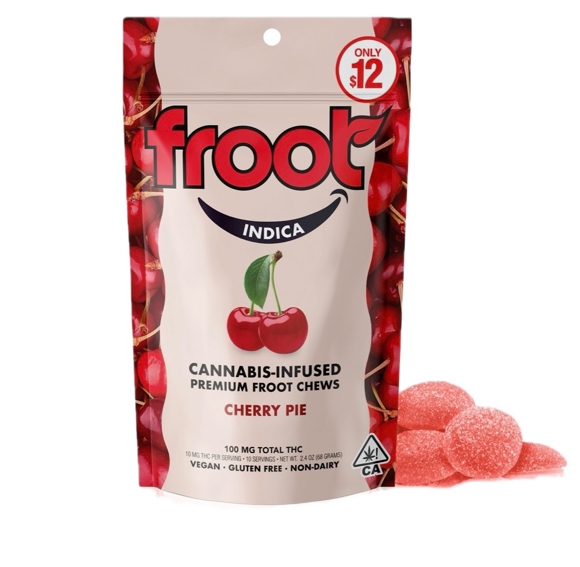 FROOT: CHERRY PIE 100MG GUMMY 10PK
