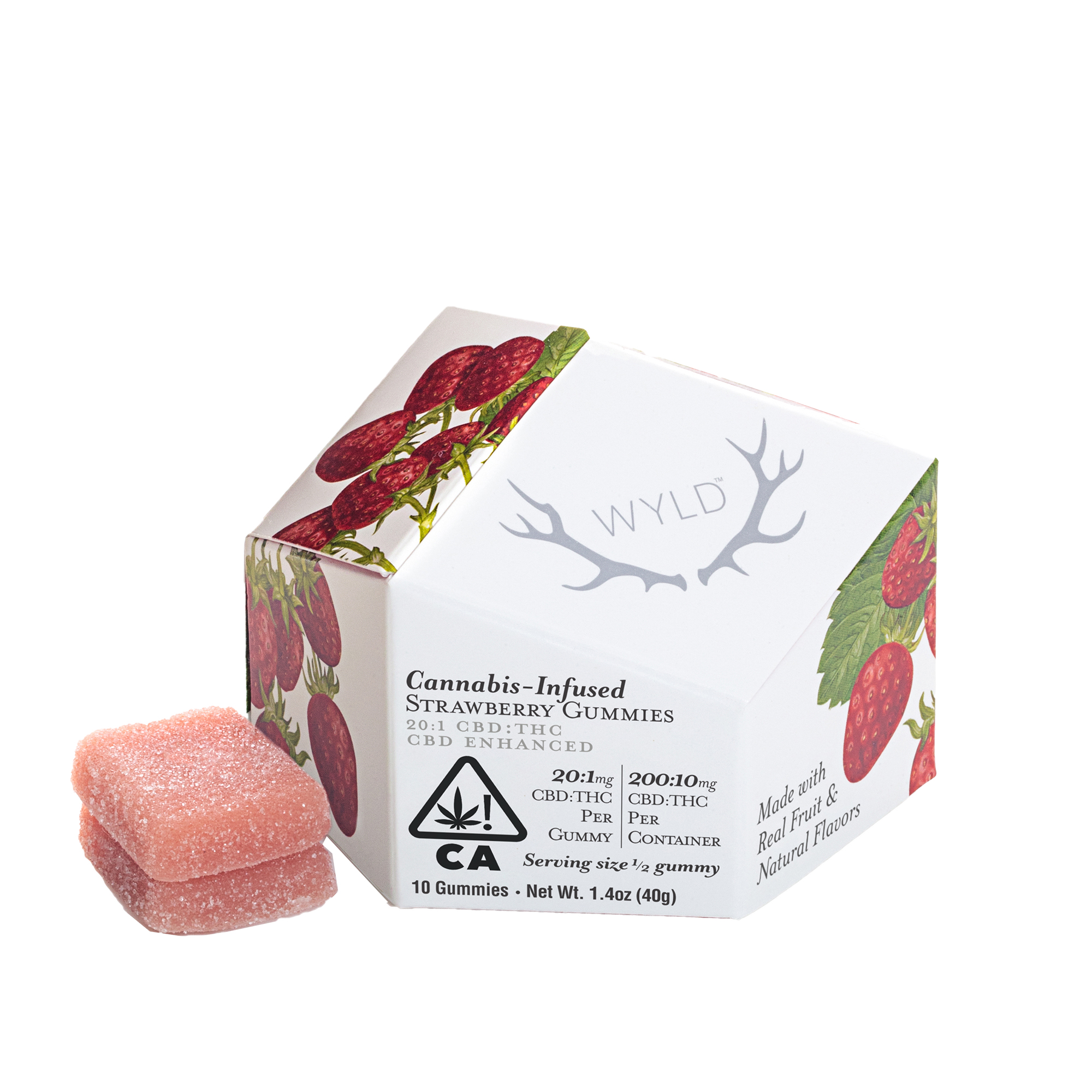 WYLD: STRAWBERRY 20:1 GUMMY PACK