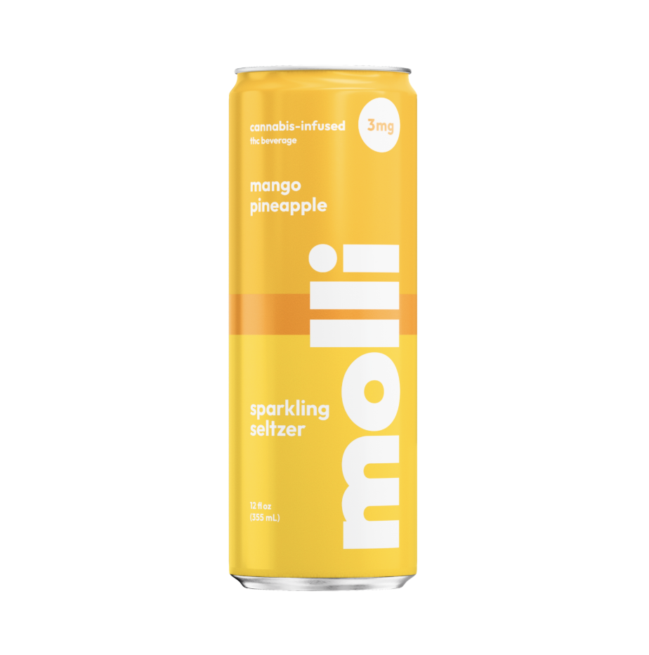 MOLLI: MANGO PINEAPPLE SELTZER - 3 mg