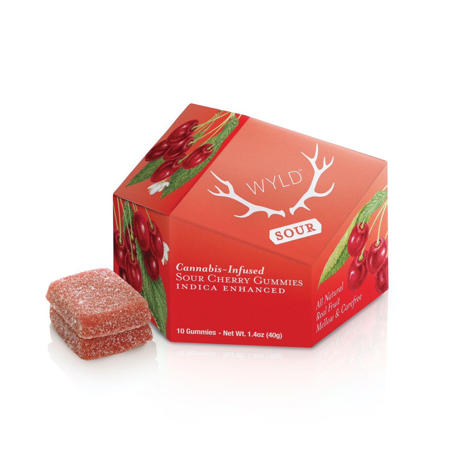 WYLD: SOUR CHERRY GUMMY PACK 100MG