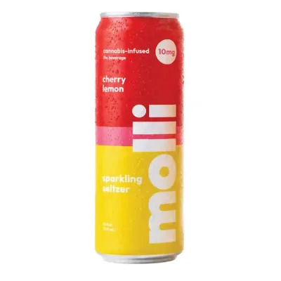 MOLLI: CHERRY LEMON FRUIT SELTZER - 10 mg