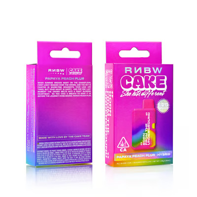 RNBW CAKE: PAPAYA PEACH PLUR AIO - 1.25 g
