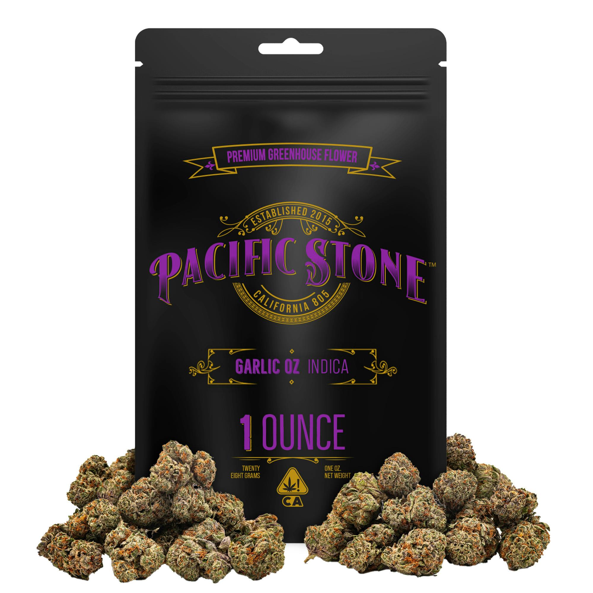 PACIFIC STONE: GARLIC OZ - 28 g