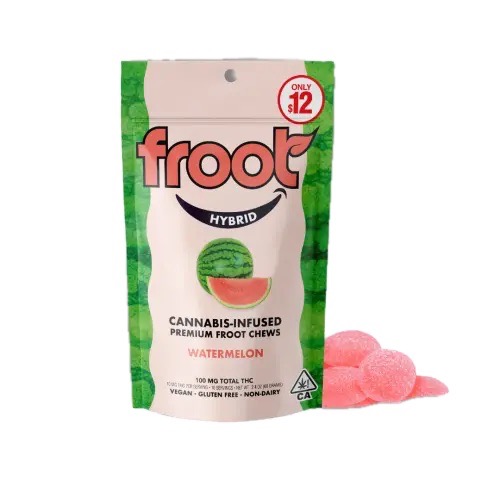 FROOT: WATERMELON 100MG GUMMY 10PK