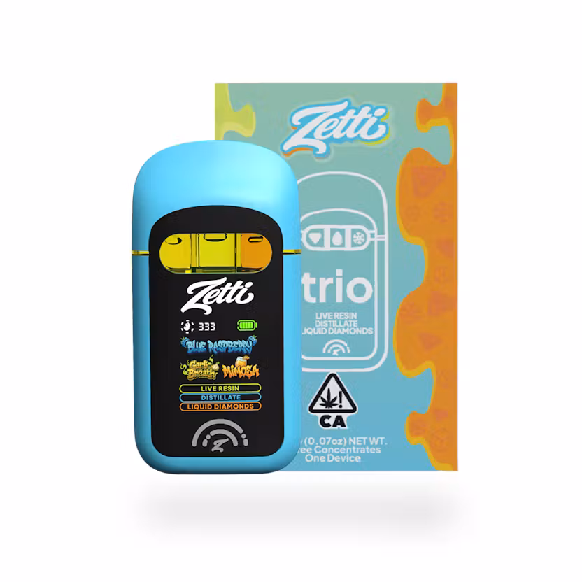 Zetti: Trio - Blue Raspberry