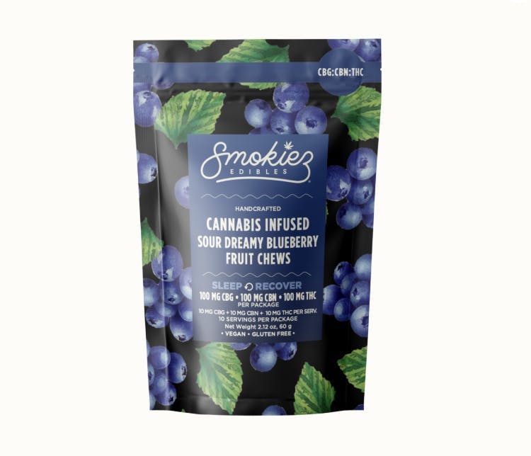 Smokiez Edibles: Fruit Chews - Dreamy Sour Blueberry