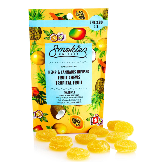 Smokiez Edibles: Fruit Chews - Sweet Tropical Fruit