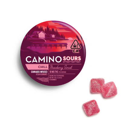 CAMINO: Sours Tin - Strawberry Sunset