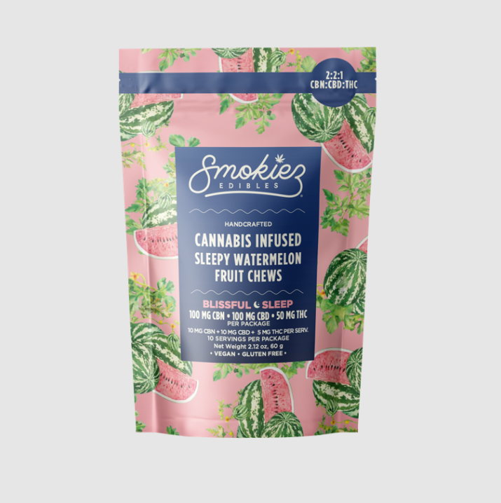Smokiez Edibles: Fruit Chews - Blissful Sleep Sweet Watermelon
